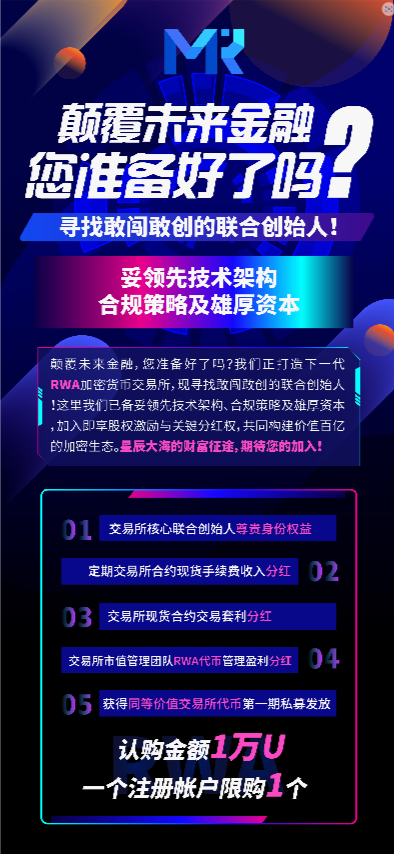 科技感金融海报