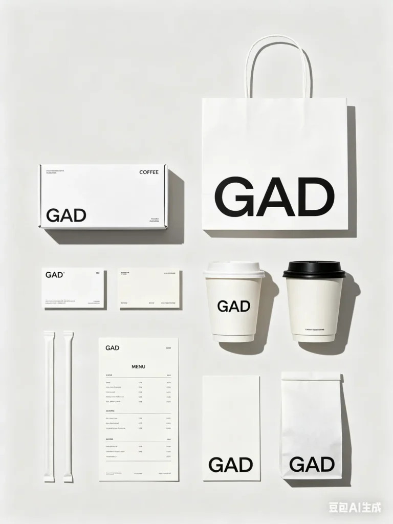 咖啡品牌简约包装设计，极简咖啡包装风格