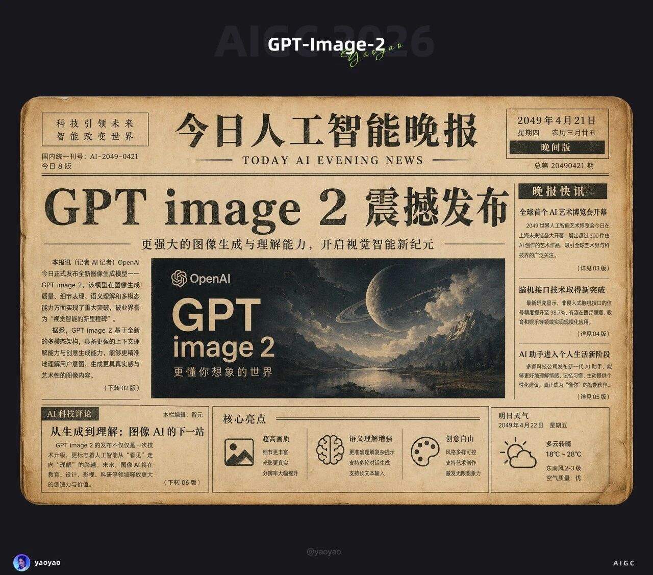 GPT-Image-2 玩法大全！提示词使用技巧【0门槛20套】