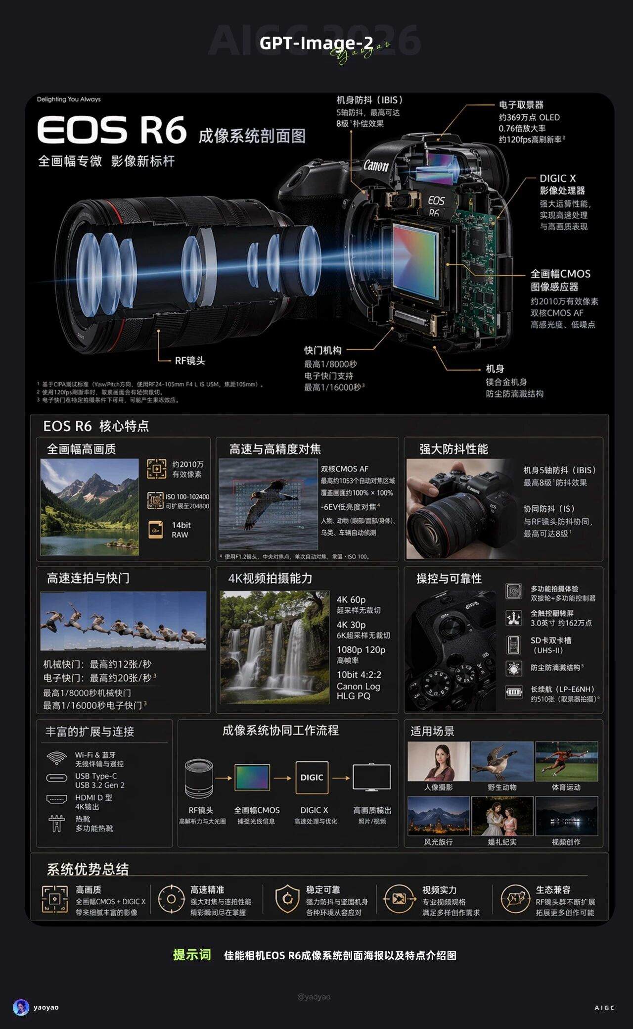 GPT-Image-2 玩法大全！提示词使用技巧【0门槛20套】