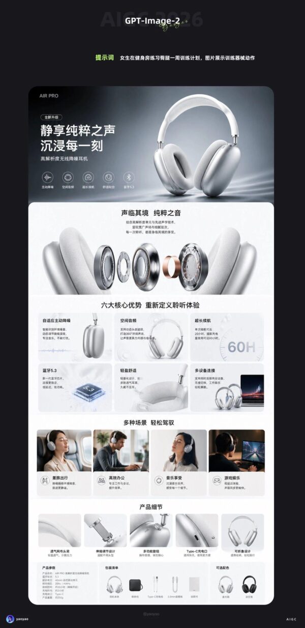 GPT-Image-2 玩法大全！提示词使用技巧【0门槛20套】